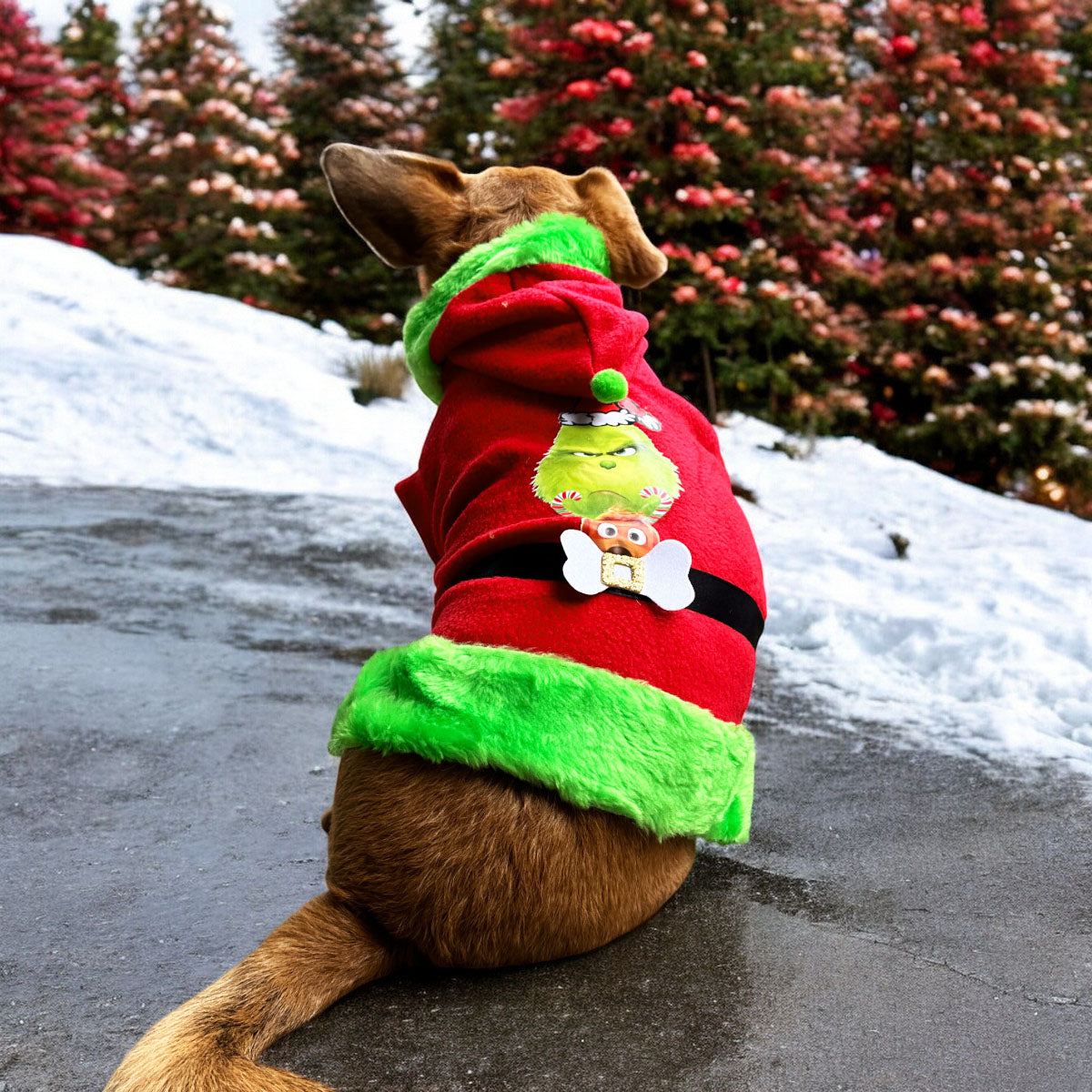 Disfraz Para Mascotas Grinch Traje Navideño Perro Gato DPMNGRINCH