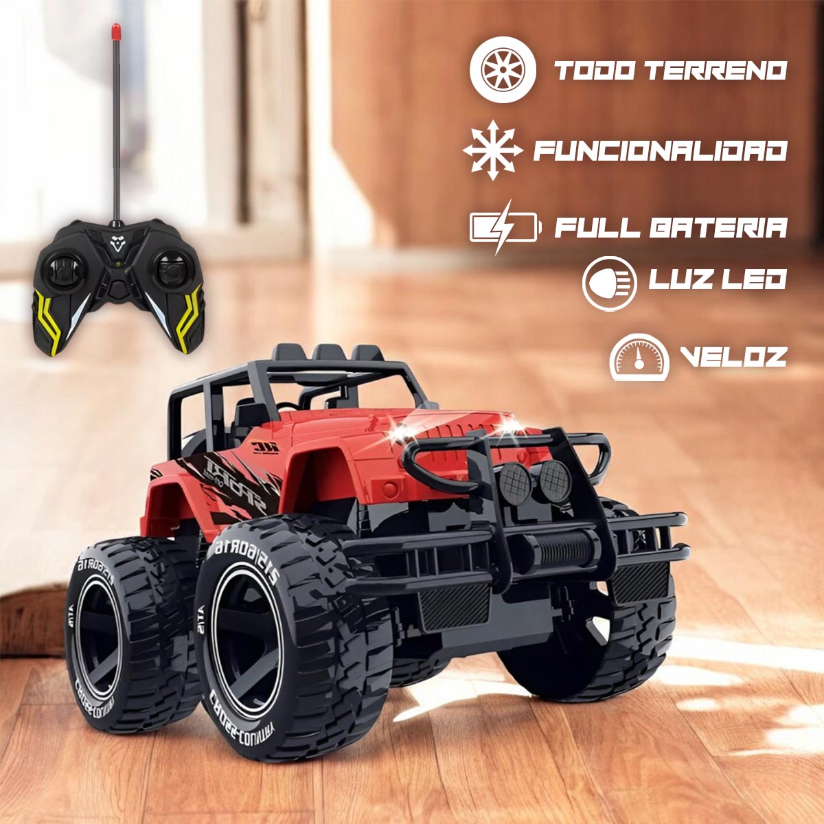 Carro Control Remoto Todoterreno 4x4 Veloz 20-11DA