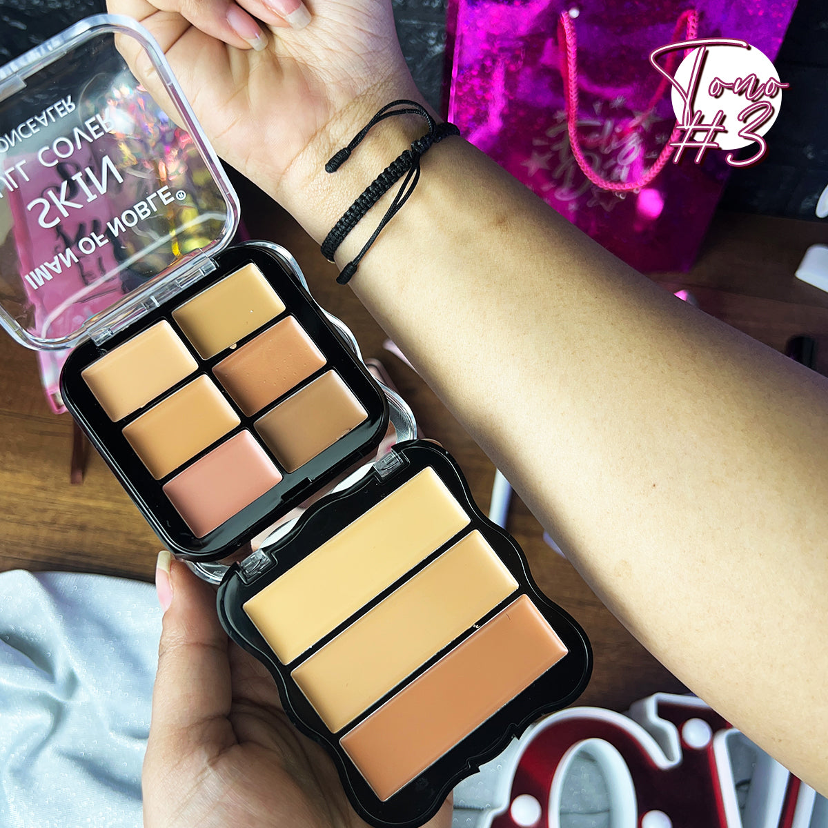 Kit De Maquillaje Amor y Amistad + Cosmetiquera Set completo para regalo KITAMA02
