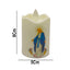 Velas LED Religiosas x3 Santos y Vírgenes Luz Cálida Decorativa SLT2660