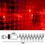 Cortina de Luces LED Rojas 6 m Decoración Navideña y Festiva para Hogar 1404-E100L