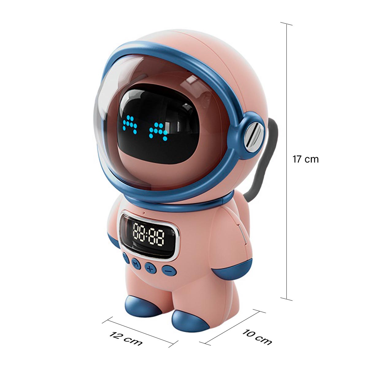 Parlante Bluetooth Altavoz Astronauta Reloj Alarma M20