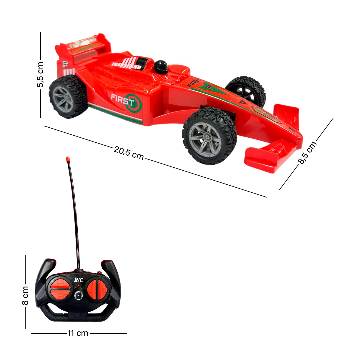 Carro de Carreras Juguete Control Remoto 955-89