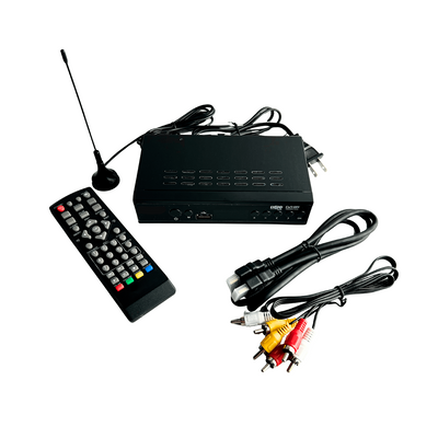 Decodificador TDT DVB-T2 Full HD 1080p Receptor TV Digital Terrestre VP-TDT