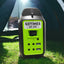 Kit Panel Solar Lámpara De Emergencia Bombillos Recargable Portátil Camping GD-205