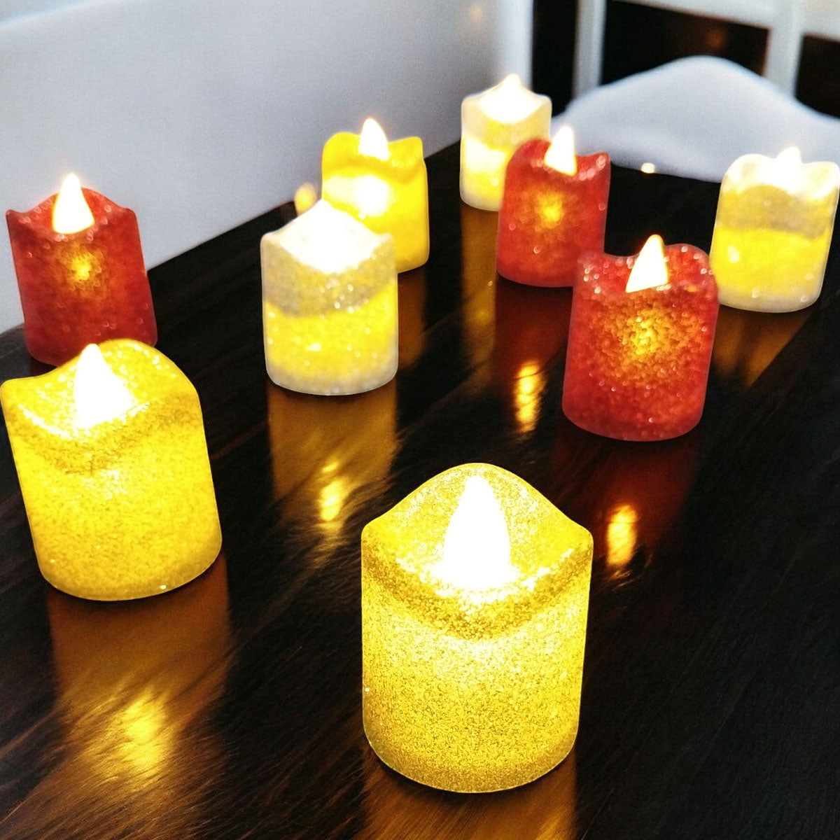 Velas luces Led X24 Decoración Hogar SLT204