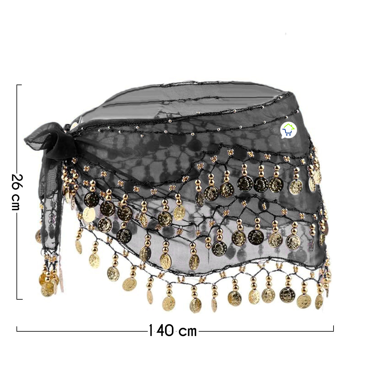 Caderin Cinturón De Danza Árabe Danza Del Vientre Monedas CDA5C