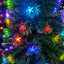 Árbol Navidad Fibra Óptica 1.8m Estrellas Tupido T797-180