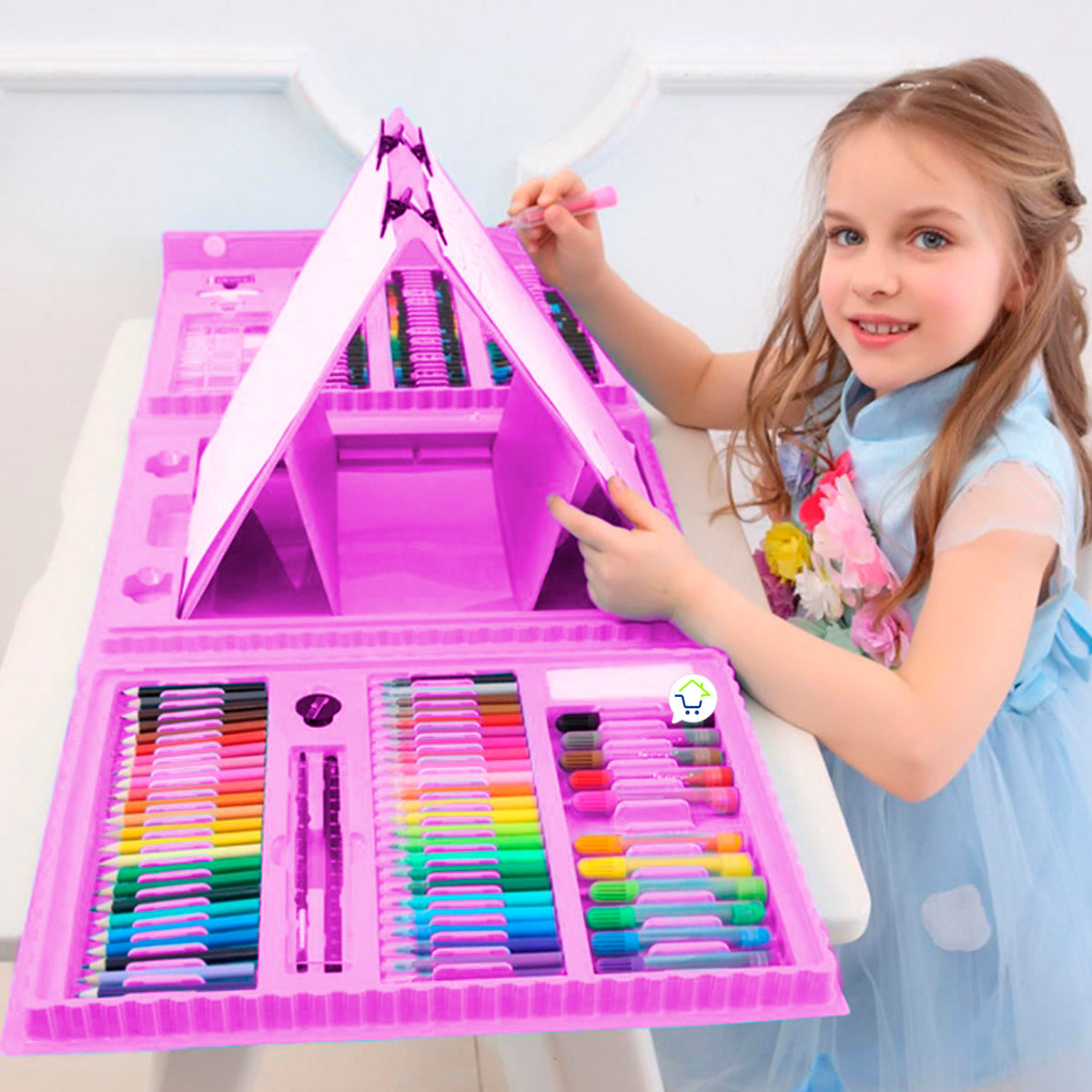 SET DE ARTE PARA NIÑOS 208 PIEZAS – michinitastore