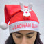 Gorro Navideño Feliz Navidad con Aplique 3D para Adultos Reno Papá Noel GNRP01