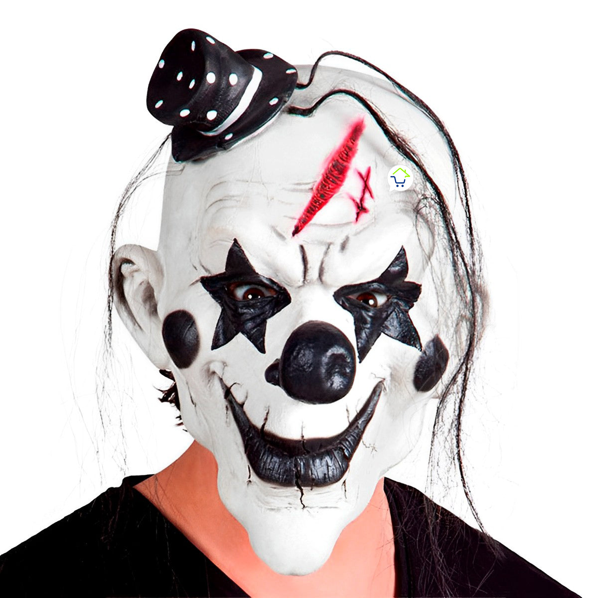 Máscara De Payaso Asesino Látex Terrifier Halloween Disfraz OF-628