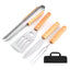 Kit Asado Bbq 4 Piezas Utensilios Cocina MY-XQD001