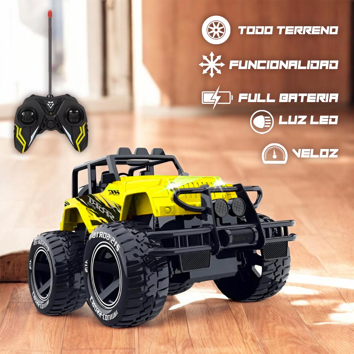 Carro Control Remoto Todoterreno 4x4 Veloz 20-11DA