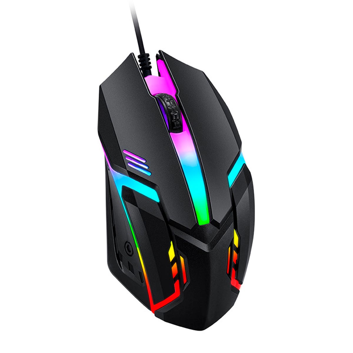 Mouse Gamer RGB Óptico Alámbrico USB Antideslizante para PC y Portátil M20