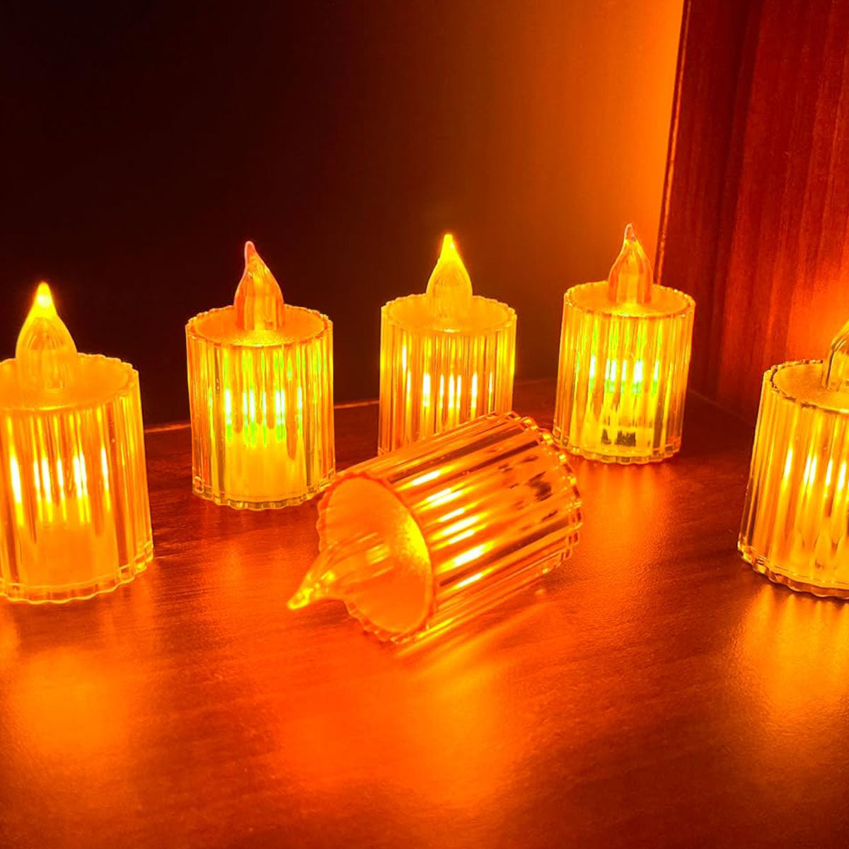 Velas LED X24 Texturizada Decoración Hogar L022