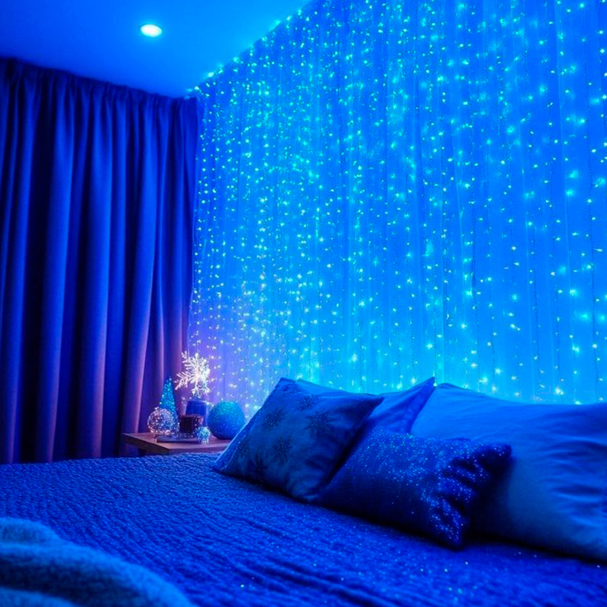 Luz Cascada 3X2 Metros 240 LED Luces Navidad Decoración 3011