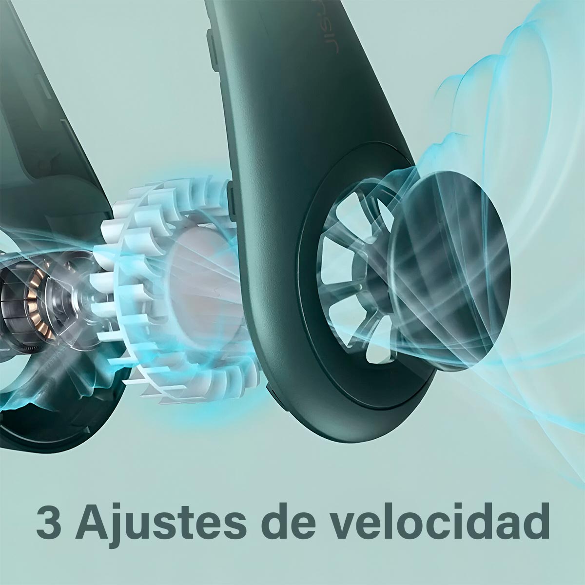 Ventilador de Cuello Portátil Recargable USB EDK-2024-64