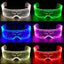 Gafas LED Luminosas Futuristas Luz de 7 Colores Para Fiesta OF-1455
