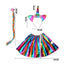 Set Disfraz Unicornio Accesorios Diadema Halloween Niñas Fiesta OF483