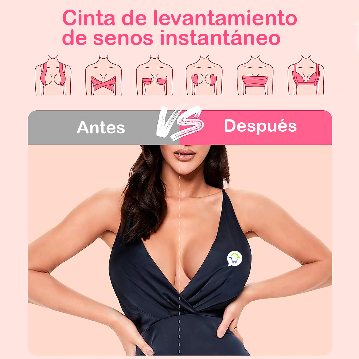 Cinta adhesiva para fashion subir pecho