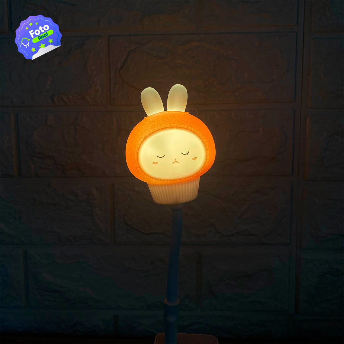 Luz De Noche LED USB Kawaii Lámpara Dormir Infantil Dibujos Animados 7LAM