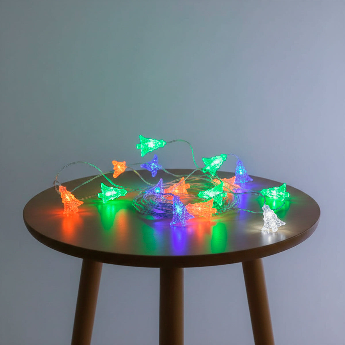 Cortina De Arboles Navideños 3X2M 120 LEDS Navidad Multicolor 1817