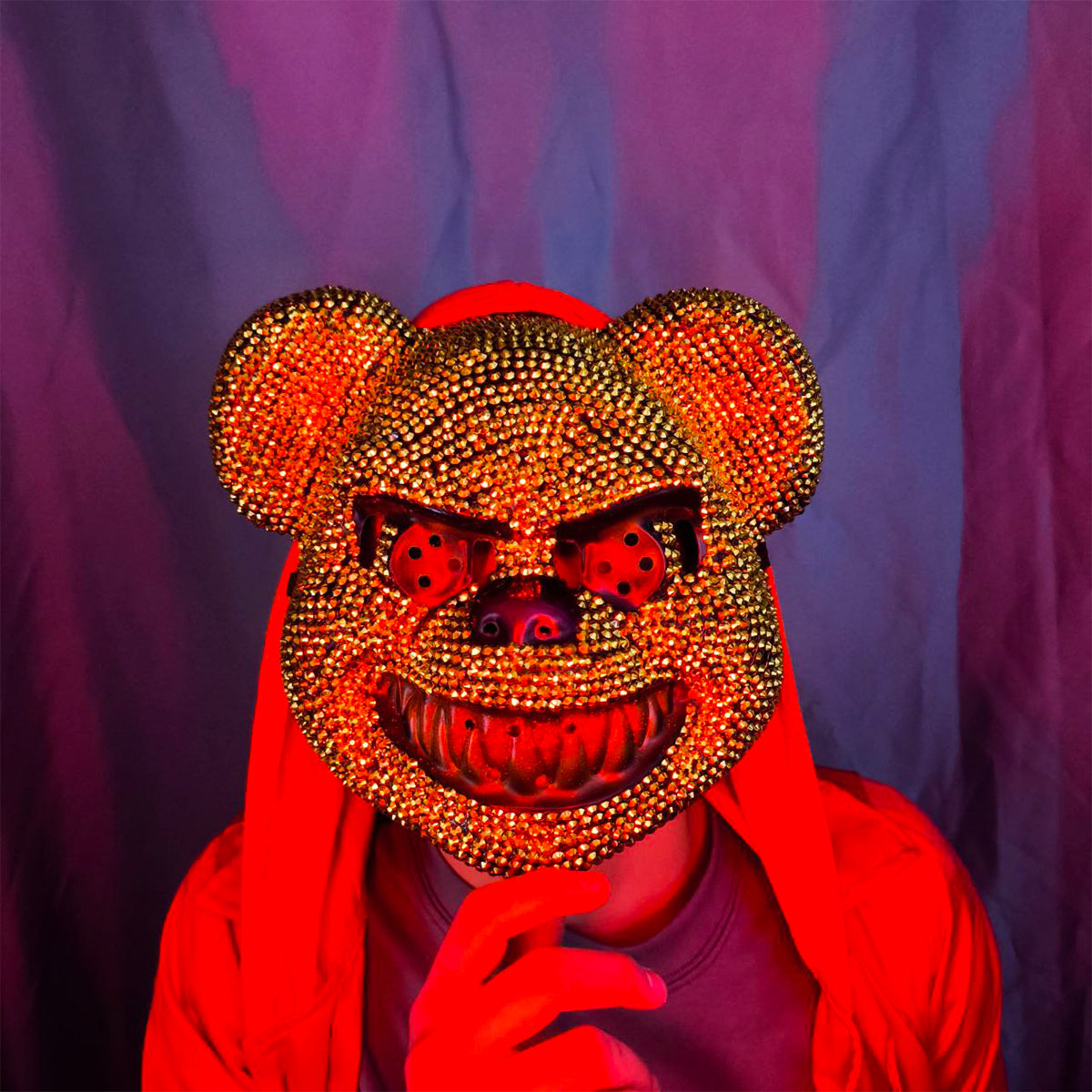 Máscara De Purga Oso Dorado Freddy Terror Halloween OF-02186