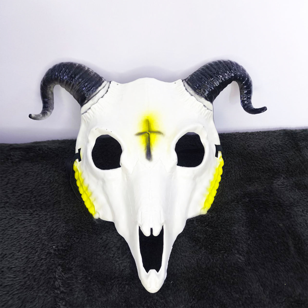 Máscara Calavera Cabra Chupacabras Realista para Disfraz Horror Halloween FR9610