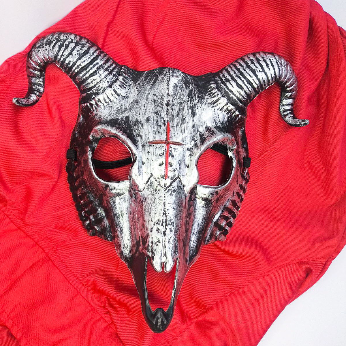 Máscara Calavera Cabra Chupacabras Realista para Disfraz Horror Halloween FR9610