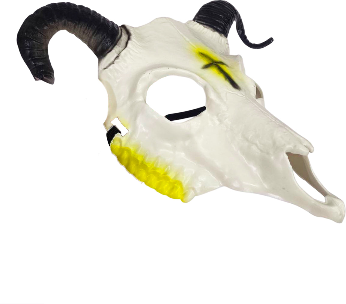 Máscara Calavera Cabra Chupacabras Realista para Disfraz Horror Halloween FR9610
