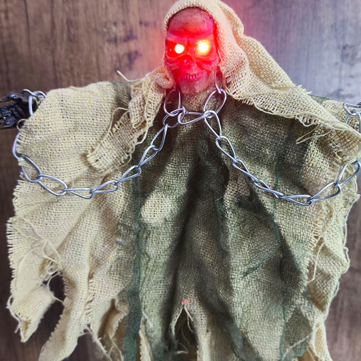 Decoración Colgante Esqueletos Fantasma Brujita LED Halloween QG1899-2
