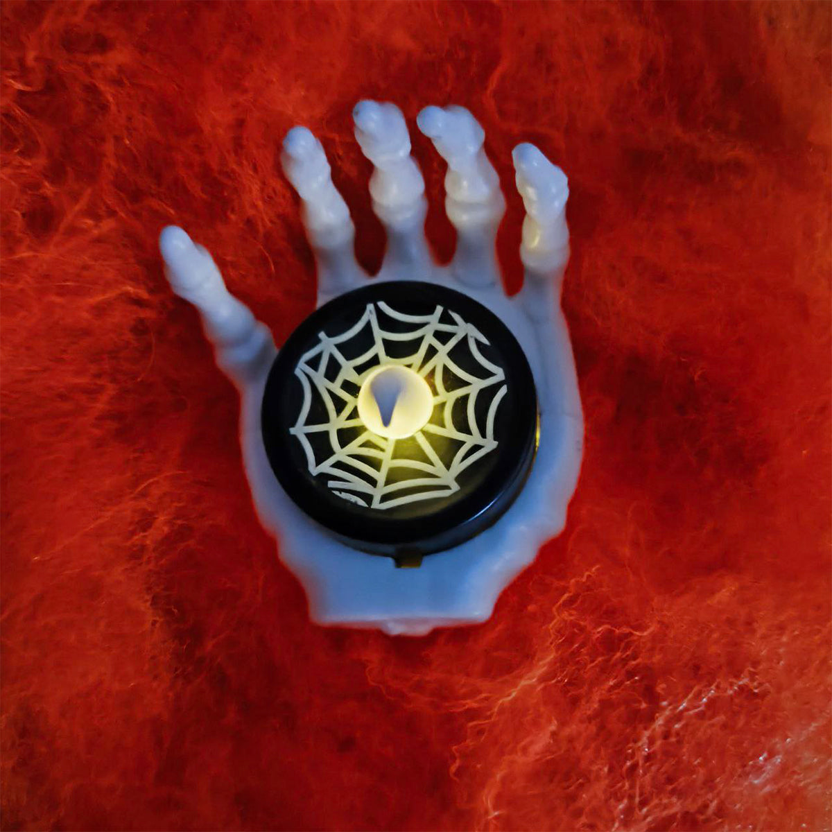 Vela LED Mano Esquelética Halloween Decoración Terror OFT-32ME