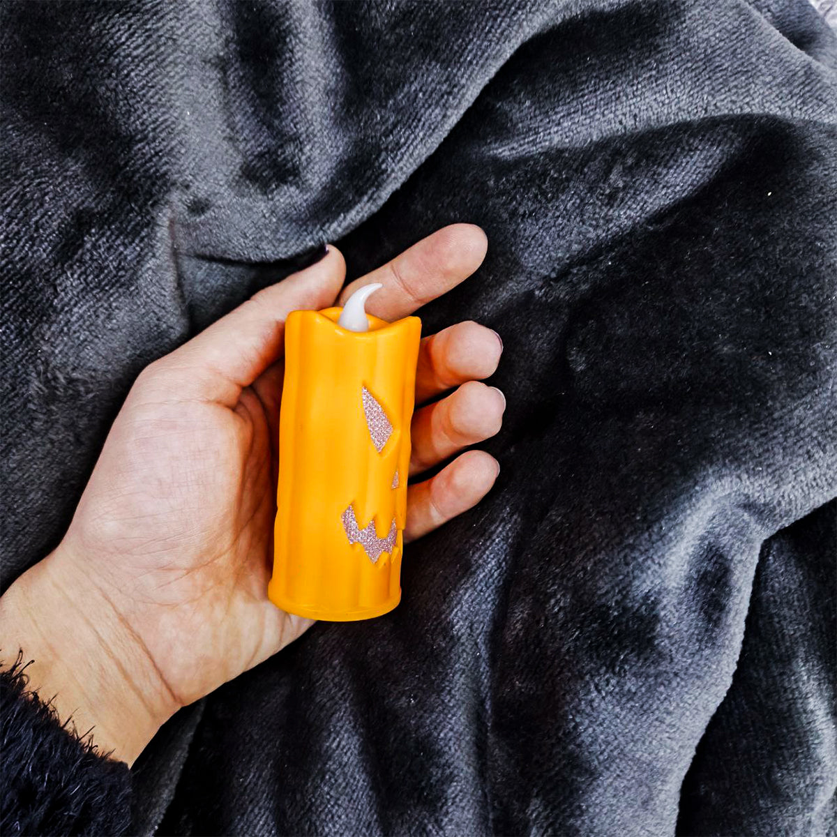 Vela LED Halloween Calabaza Decorativa Terrorífica MAV-721V