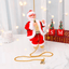 Papá Noel Escalador Cuerda Sube y Baja Musical Adorno Navideño L-16