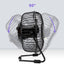 Ventilador + Reloj LED USB Temperatura Hogar Oficina Escritorio CENC-059