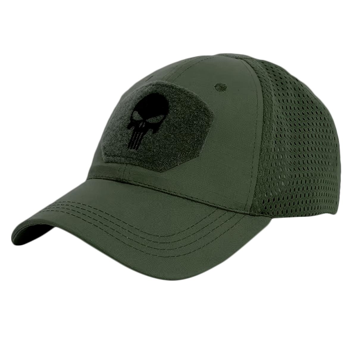 Gorra Calavera Ajustable Cachucha Con Velcro Para Parches GTC01