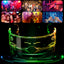 Gafas LED Luminosas Futuristas Luz de 7 Colores Para Fiesta OF-1455