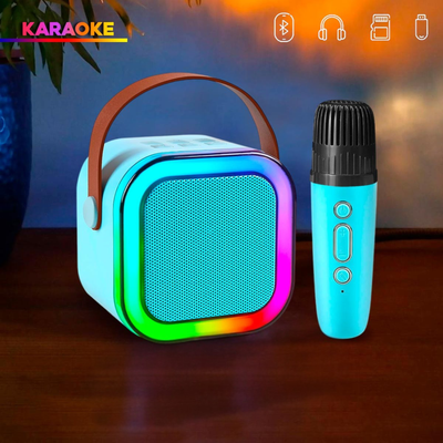 Kit De Karaoke Parlante Mágico + Micrófono Inalámbrico K12