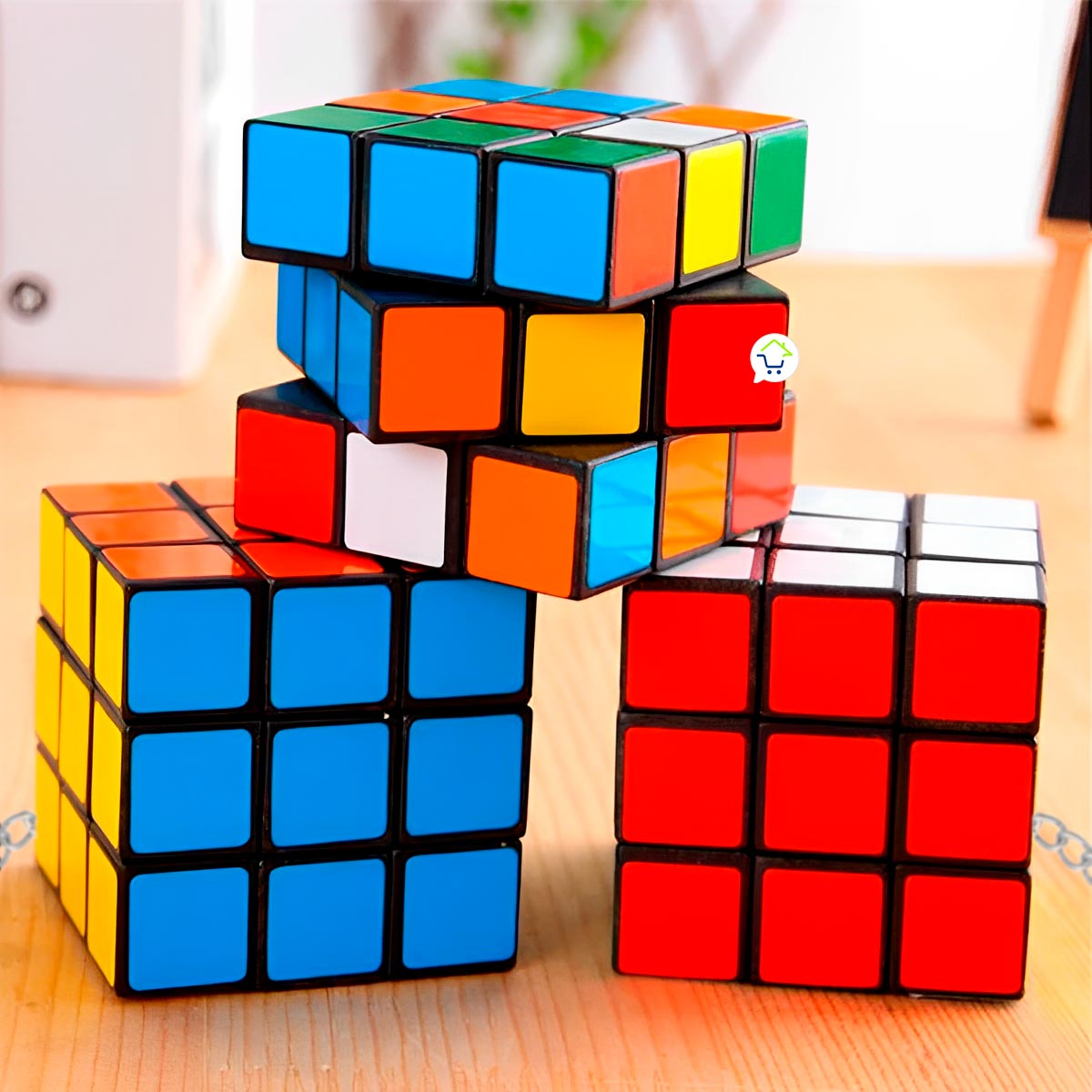 Llavero x3 Cubo Rubik Pequeño Juguete GMCUB284