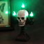 Candelabro Vela LED Calavera Halloween Decoración Terror AX936-7