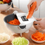 Rallador y Picador de Verduras 9 en 1 Escurridor Multifuncional RPC024