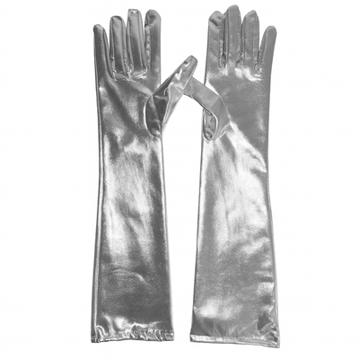 Guantes Largos Metálicos Halloween Disfraz MA-62