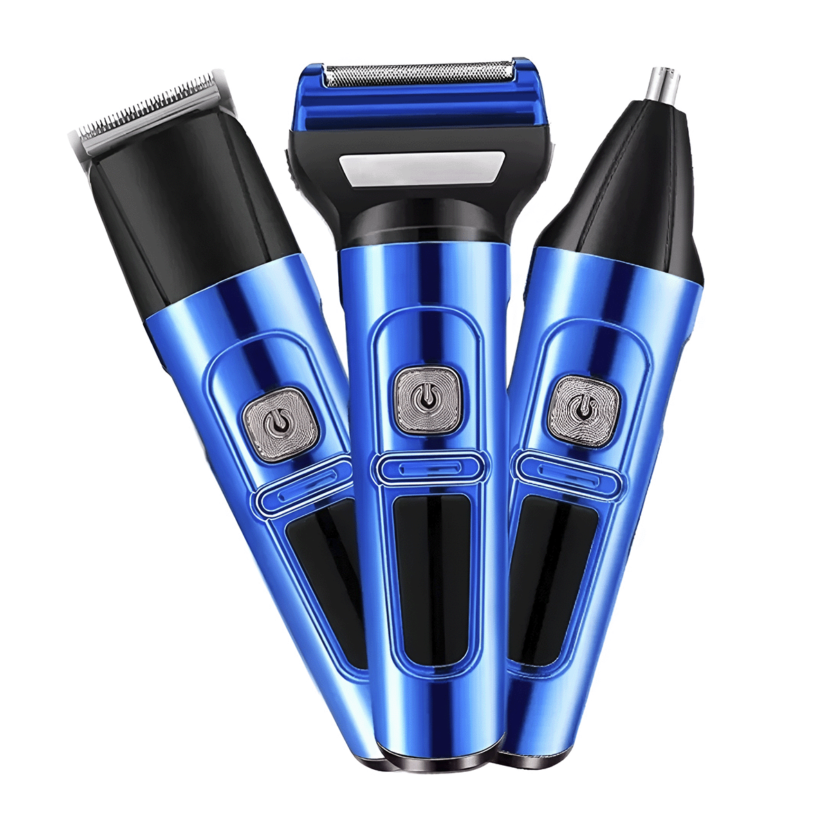 Rasuradora 3 en 1 Trimmer Afeitadora Recargable para Barba Nariz y Patillas GM-6617