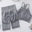 Conjunto Deportivo Mujer Short + Crop Top Push Up Gym Yoga Casual CDL02
