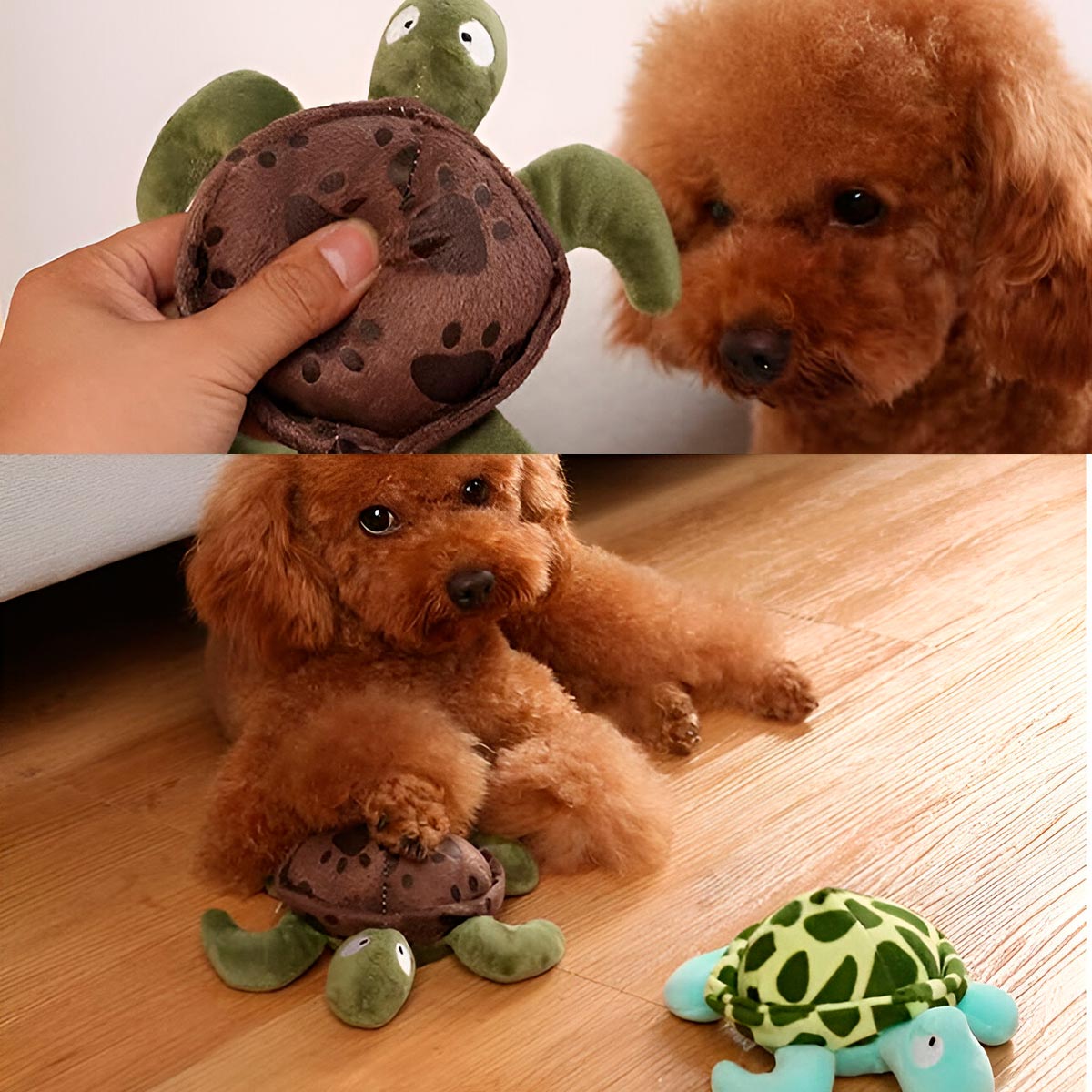 Juguete de Peluche Para Mascotas Perros Tortuga con Sonido SC112-258