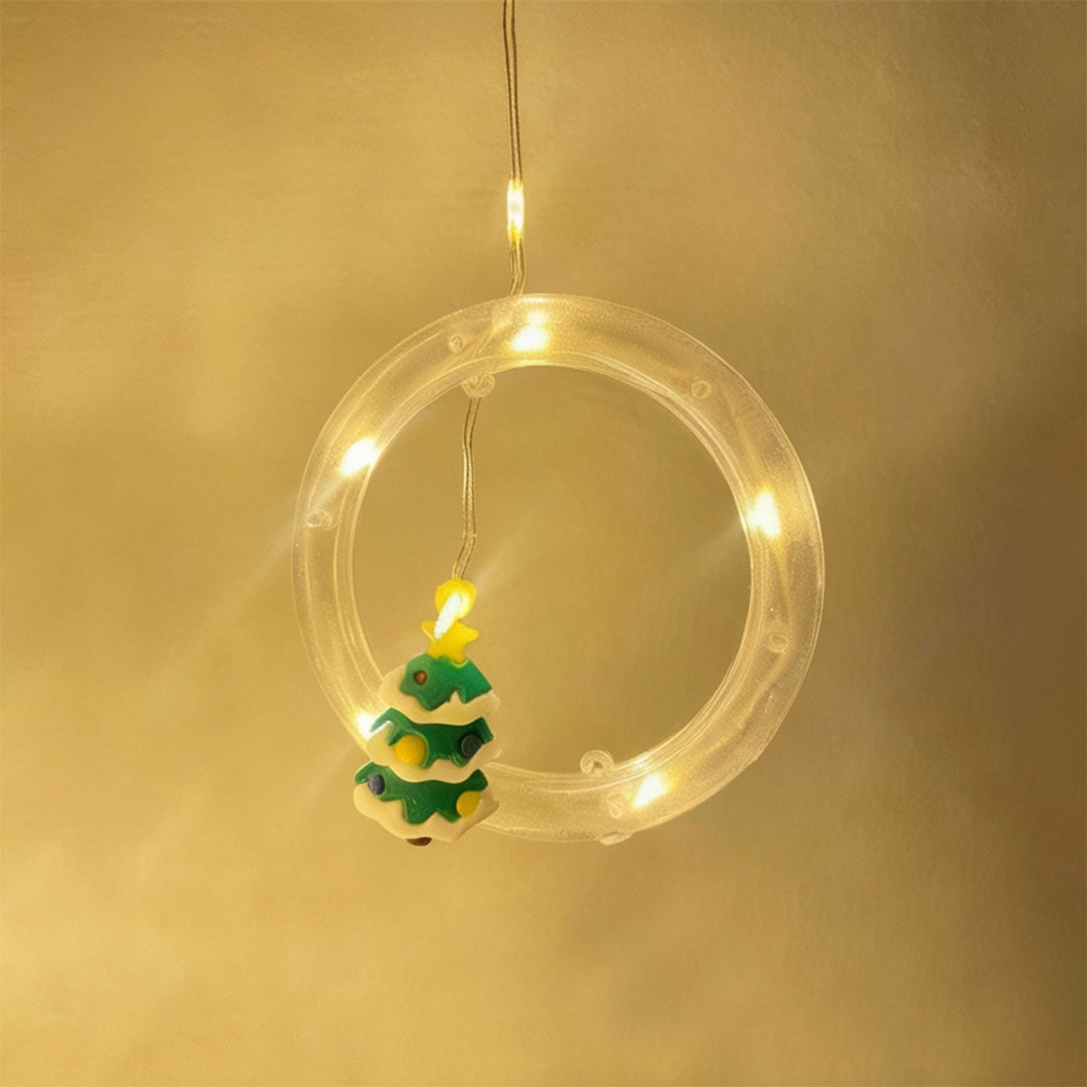 Cortina Intercalada Bolas con Aros 3M 150 LEDS 150