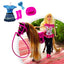 Muñeca Tipo Barbie Jinete Accesorios Niñas Juguete MB190