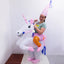 Disfraz Inflable Unicornio Traje Montable Fiesta Disfraces Halloween OF463