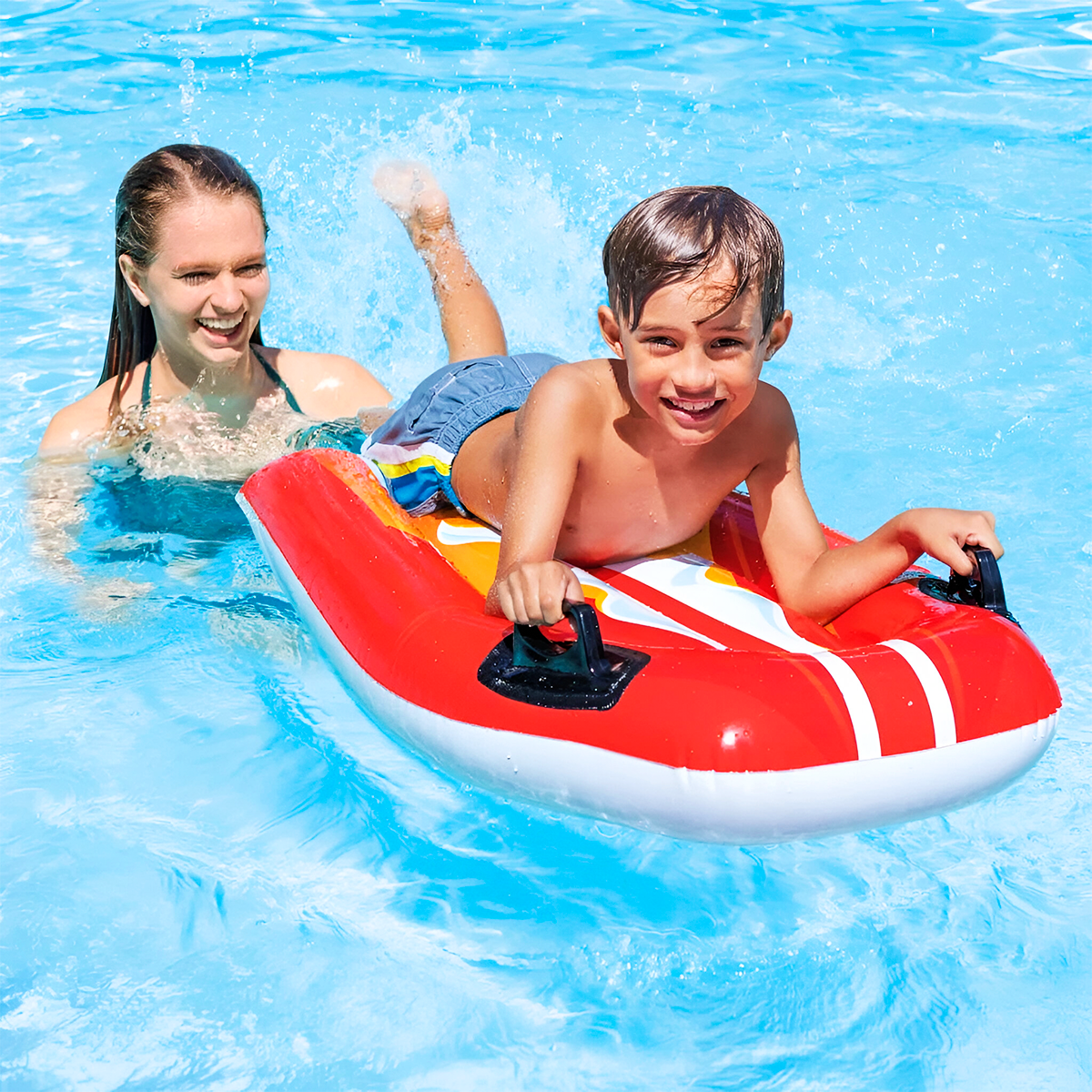 Flotador Tabla De Surf Infantil Inflable Salvavidas Piscina Pool 58165NP