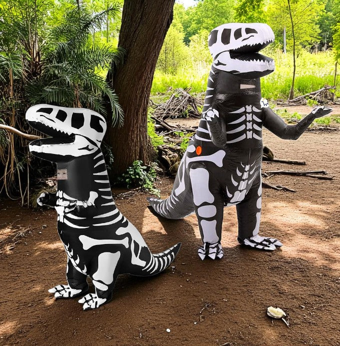 Disfraz Dinosaurio Esqueleto Gigante Inflable DNHUESO